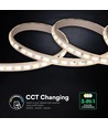 V-Tac 10W/m LED strip - IP65, 3-in-1, CRI80