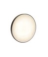 18W LED plafondlamp - Ø25cm, Hoogte: 5,2cm, Witte rand, incl. zwarte ring