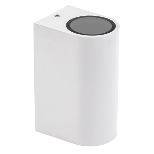 GU10 Wandlamp met up/down licht - IP54 buiten, Wit, Zonder lichtbron