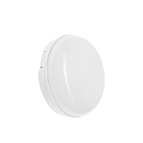8W LED Technic wandlamp - IP54, IK10, rond, wit, incl. lichtbron