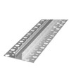 Aluminium profiel 13x13 voor tegels - 2 meter, aluminium, inclusief melkachtig wit cover