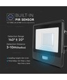 30W LED-breedstraler met sensor - Samsung LED-chip