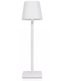 Oplaadbare LED tafellamp Binnen/buiten - Wit, IP54 buiten, touch dimbaar