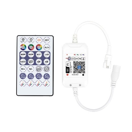 RGBIC WiFi-controller met afstandsbediening - Wifi/Bluetooth
