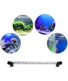 140 cm aquariumarmatuur - 16W LED, wit/blauw, met zuignappen, IP67