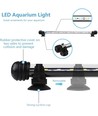 140 cm aquariumarmatuur - 16W LED, wit/blauw, met zuignappen, IP67