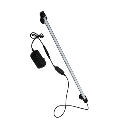 140 cm aquariumarmatuur - 16W LED, wit/blauw, met zuignappen, IP67
