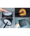 Oplaadbare LED tafellamp Binnen/buiten - Wit, IP54 buiten, touch dimbaar