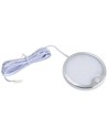 Sono60s meubelspot Ø6cm - 12V DC, Afmetingen: Ø6 cm, opbouw, sensor, geborsteld staal
