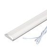 1 meter LED kastverlichting - 6mm hoog, 12V DC, 9W, met eindkap