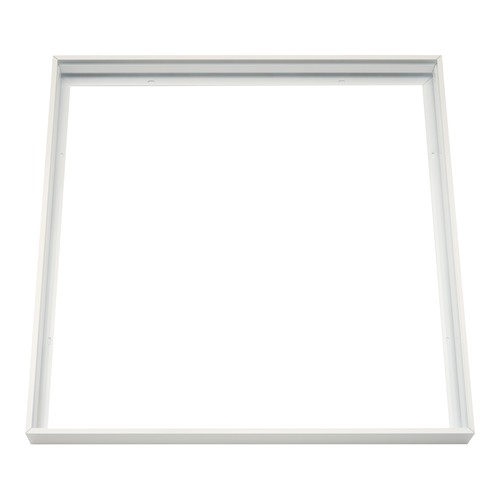Frame voor 60x60 LED-paneel - Snelle schroefloze montage, witte rand