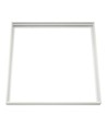 Frame voor 60x60 LED-paneel - Snelle schroefloze montage, witte rand