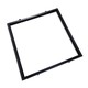 Inbouwframe voor 60x60 LED-paneel - Zwart, nieuw model, passend voor Troldtekt zonder aanpassing