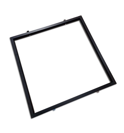 Inbouwframe voor 60x60 LED-paneel - Zwart, nieuw model, passend voor Troldtekt zonder aanpassing