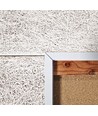 Inbouwframe voor 60x60 LED-paneel - Nieuw model, past op Troldtekt zonder aanpassing, witte rand