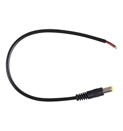 DC mannelijke stekker - Voor LED-strips, 5V-48V, zwart
