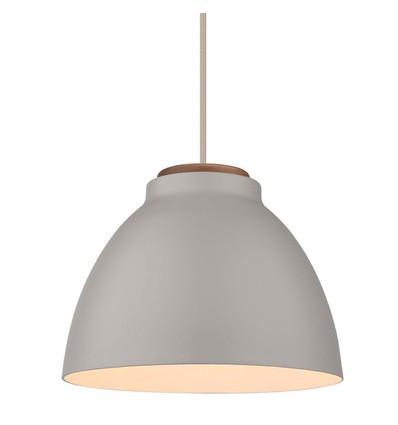 Halo Design - NIVÅ hanglamp Ø24 E27, Grijs / Hout