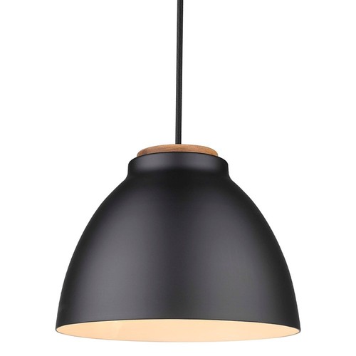 Halo Design - NIVÅ hanglamp Ø24 E27, zwart / hout