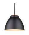 Halo Design - NIVÅ hanglamp Ø24 E27, zwart / hout