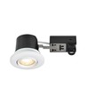 Nordlux inbouwspot Umberto - GU10, mat wit, IP44, geschikt voor isolatie