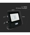 10W LED-breedstraler - IP65, met sensor, Samsung LED-chip