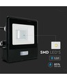 10W LED-breedstraler - IP65, met sensor, Samsung LED-chip