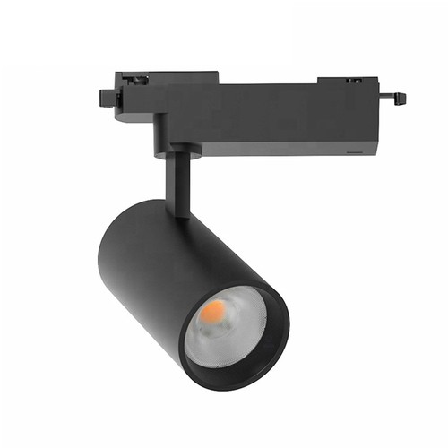 28W 1-fase RA90 Railspot - 175 lm/W, Zwart, 1F3W