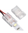Slanke LED-strip connector voor losse draden - 10mm, enkelkleurig, IP20, 5V-24V