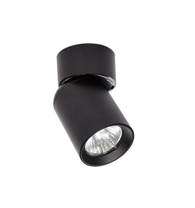 LED GU10 plafondspot - Zwart, verstelbaar, voor opbouw, excl. lichtbron