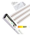 Troldtekt LED Railset 3x60 cm - CCT, Inbouw, Akustilight inclusief afstandsbediening, kabels en driver