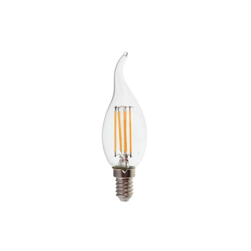 E14 4W LED vlamlamp - Kooldraad, warm wit