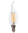 E14 4W LED vlamlamp - Kooldraad, warm wit