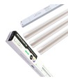 Troldtekt LED dimbare railsset 3x60 cm - Vlak ingebouwd, Triac dimbaar, Akustilight inclusief kabels en driver