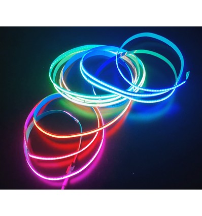 5m 16W/m RGBIC COB-LED strip - 24V DC, IP20, 630 LED's per meter, COB LED