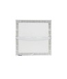 24W LED plafondlamp - 29 x 29cm, hoogte: 3,8cm, witte rand