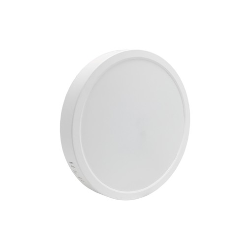 24W LED plafondlamp - Ø29cm, hoogte: 3,8cm, witte rand