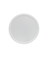 24W LED plafondlamp - Ø29cm, hoogte: 3,8cm, witte rand