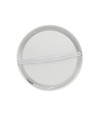 24W LED plafondlamp - Ø29cm, hoogte: 3,8cm, witte rand