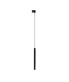 3-fase GU11/MR11 CHLOE SLIM hanglamp - Zonder lichtbron, 250V, IP20, 40x50cm+1m draad, Zwart