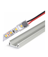 Verbindingsstuk voor 8mm LED-strip met losse draden - Dun, IP20, voor enkelkleurige strips, voor aluminium profielen