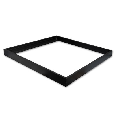 Zwarte frame voor opbouw van 60x60 LED panelen