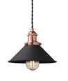 NEKSØ Hanglamp, E27, Ø22, Nielsen Light - koper/zwart