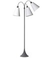 E27 TRAFIK vloerlamp, Nielsen Light - Grijs - Wit