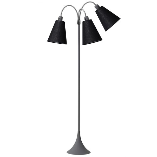 E27 TRAFIK vloerlamp, Nielsen Light - Grijs - Zwart