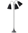 E27 TRAFIK vloerlamp, Nielsen Light - Grijs - Zwart