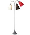 E27 TRAFIK vloerlamp, Nielsen Light - Grijs - Wit, zwart, rood
