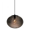 Halo Design - Handgemaakte Hanglamp Ø38, gerookt glas