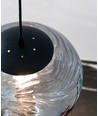 Halo Design - Handgemaakte Hanglamp Ø38, gerookt glas