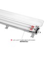 120cm Limea T8 LED-armatuur, doorbedraad - Voor 2x 120cm LED-buizen, IP65 waterdicht