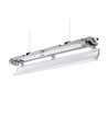 150cm Armatuur + 2x LED buis T8 - IP65, doorvoerbedraad